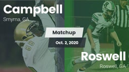 Matchup: Campbell  vs. Roswell  2020