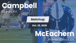 Matchup: Campbell  vs. McEachern  2020