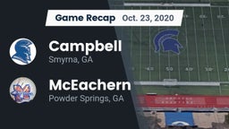 Recap: Campbell  vs. McEachern  2020