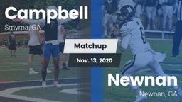 Matchup: Campbell  vs. Newnan  2020