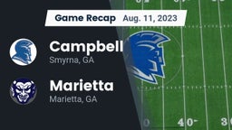 Recap: Campbell  vs. Marietta  2023