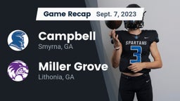 Recap: Campbell  vs. Miller Grove  2023
