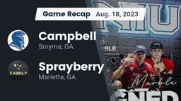 Recap: Campbell  vs. Sprayberry  2023