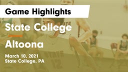 State College  vs Altoona  Game Highlights - March 10, 2021