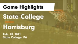 State College  vs Harrisburg  Game Highlights - Feb. 20, 2021