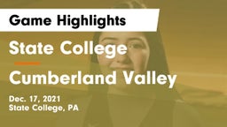 State College  vs Cumberland Valley  Game Highlights - Dec. 17, 2021