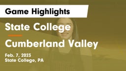 State College  vs Cumberland Valley  Game Highlights - Feb. 7, 2023