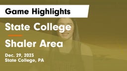 State College  vs Shaler Area  Game Highlights - Dec. 29, 2023