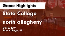 State College  vs north allegheny Game Highlights - Oct. 8, 2019