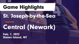 St. Joseph-by-the-Sea  vs Central (Newark)  Game Highlights - Feb. 7, 2022