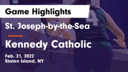 St. Joseph-by-the-Sea  vs Kennedy Catholic  Game Highlights - Feb. 21, 2022