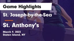 St. Joseph-by-the-Sea  vs St. Anthony's  Game Highlights - March 9, 2023