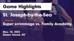St. Joseph-by-the-Sea  vs Super scrimmage vs. Family Academy Game Highlights - Nov. 18, 2023