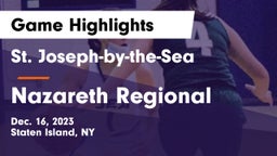 St. Joseph-by-the-Sea  vs Nazareth Regional  Game Highlights - Dec. 16, 2023