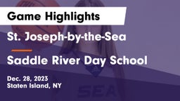 St. Joseph-by-the-Sea  vs Saddle River Day School Game Highlights - Dec. 28, 2023