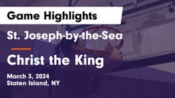 St. Joseph-by-the-Sea  vs Christ the King  Game Highlights - March 3, 2024