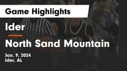 Ider  vs North Sand Mountain  Game Highlights - Jan. 9, 2024