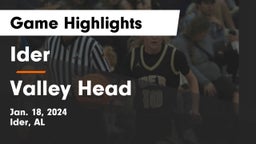 Ider  vs Valley Head  Game Highlights - Jan. 18, 2024