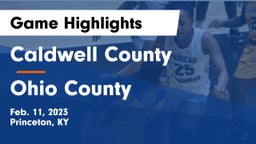 Caldwell County  vs Ohio County  Game Highlights - Feb. 11, 2023