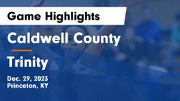 Caldwell County  vs Trinity  Game Highlights - Dec. 29, 2023