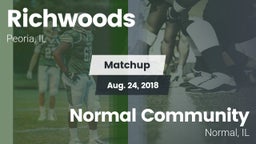Matchup: Richwoods High vs. Normal Community  2018