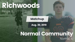 Matchup: Richwoods High vs. Normal Community  2019