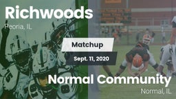 Matchup: Richwoods High vs. Normal Community  2020