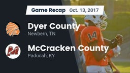 Recap: Dyer County  vs. McCracken County  2017