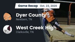 Recap: Dyer County  vs. West Creek High 2020