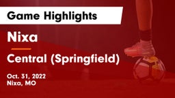 Nixa  vs Central  (Springfield) Game Highlights - Oct. 31, 2022