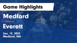 Medford  vs Everett  Game Highlights - Jan. 19, 2023