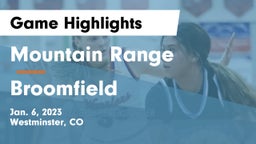 Mountain Range  vs Broomfield  Game Highlights - Jan. 6, 2023