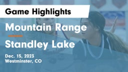 Mountain Range  vs Standley Lake  Game Highlights - Dec. 15, 2023
