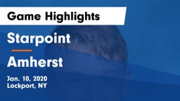 Starpoint  vs Amherst  Game Highlights - Jan. 10, 2020