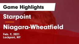 Starpoint  vs Niagara-Wheatfield  Game Highlights - Feb. 9, 2021