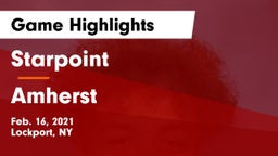 Starpoint  vs Amherst  Game Highlights - Feb. 16, 2021