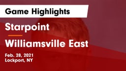 Starpoint  vs Williamsville East  Game Highlights - Feb. 28, 2021