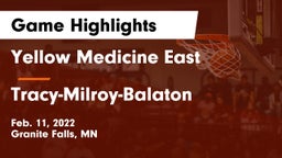 Yellow Medicine East  vs Tracy-Milroy-Balaton  Game Highlights - Feb. 11, 2022
