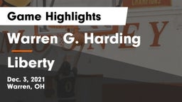 Warren G. Harding  vs Liberty  Game Highlights - Dec. 3, 2021