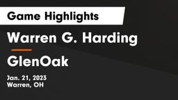 Warren G. Harding  vs GlenOak  Game Highlights - Jan. 21, 2023