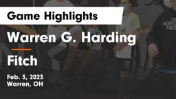 Warren G. Harding  vs Fitch  Game Highlights - Feb. 3, 2023
