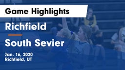 Richfield  vs South Sevier  Game Highlights - Jan. 16, 2020