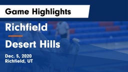 Richfield  vs Desert Hills  Game Highlights - Dec. 5, 2020