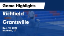 Richfield  vs Grantsville  Game Highlights - Dec. 10, 2020