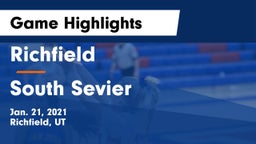 Richfield  vs South Sevier  Game Highlights - Jan. 21, 2021