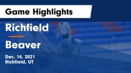 Richfield  vs Beaver  Game Highlights - Dec. 14, 2021