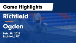 Richfield  vs Ogden  Game Highlights - Feb. 18, 2022