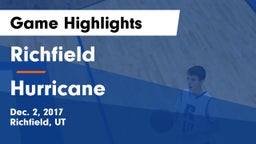 Richfield  vs Hurricane  Game Highlights - Dec. 2, 2017