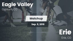 Matchup: Eagle Valley High vs. Erie  2016
