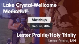 Matchup: Lake Crystal - Wellc vs. Lester Prairie/Holy Trinity  2016